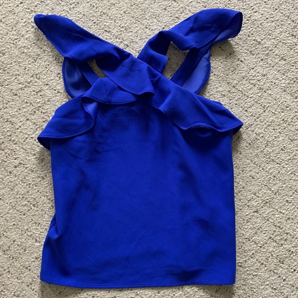 Royal blue Banana Republic top